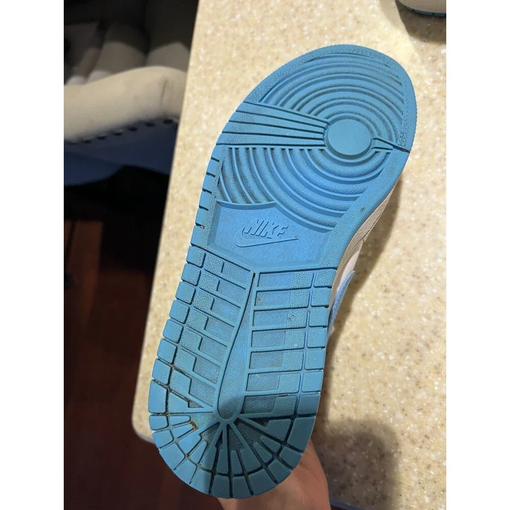 Size 7.5 -Nike Air Jordan 1 Mid Legend Blue